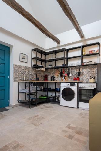virtuve, Stüble Loft (Stuble Loft) in Magyarlukafa