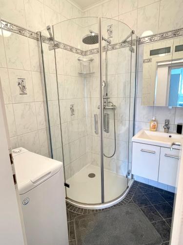 Bathroom, Modern Havanna Appartment in Wetzelsdorf