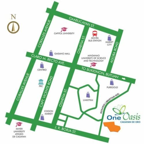 S&K One Oasis 2BR Condo Unit 2506 Room Type - Two-Bedroom Apartment