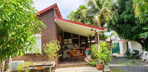 Maison d'une chambre avec terrasse amenagee a Morne A l'Eau a 8 km de la plage - Location saisonnière - Morne-à-l'Eau