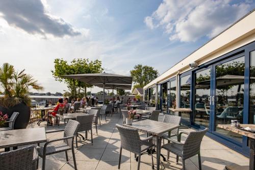 Terraza/balcón, Fletcher Hotel Restaurant Loosdrecht-Amsterdam in Loosdrecht