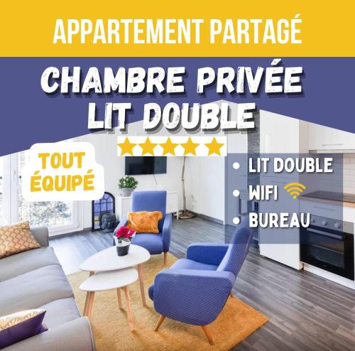 Chambre Privée - TOUT CONFORT - WIFI - Chambre d'hôtes - Toulouse