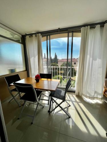 Le Mimosa 1 bedroom apartment with terrasse pool AC parking spot