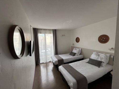 Chambre avec 2 lits, confort