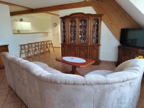 Közös társalgó / TV, Ferienwohnung Hohenroda in Rackwitz