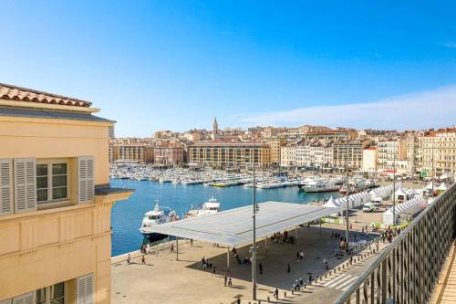 Le Pythéas - Vue Vieux-Port avec terrasse et clim, Marsiglia