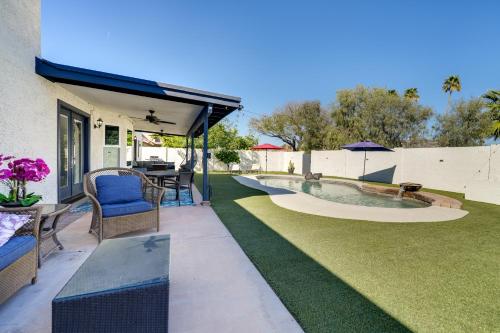 Chandler Home with Pool, Putting Green and Game Room!
