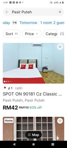 CZ Hotel in Pasir Putih