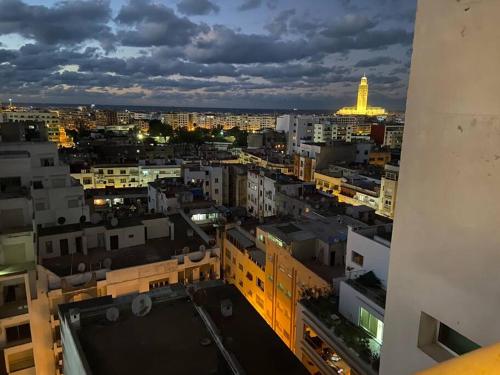 Amazing view overlooking the ocean and Hassan 2, Casablanca