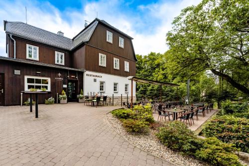 餐廳, Resort U Fořta (Resort U Forta) in 赫任斯克