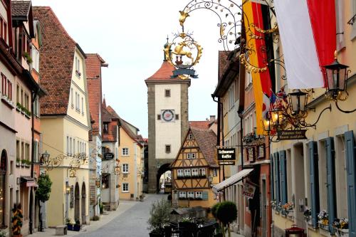 Historik Hotel Goldener Hirsch Rothenburg