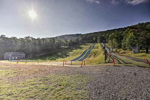 McGaheysville Vacation Rental Yard and Fire Pit!