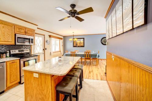 Waterfront Evart House On Chippewa Lake Channel - Big Rapids, MI