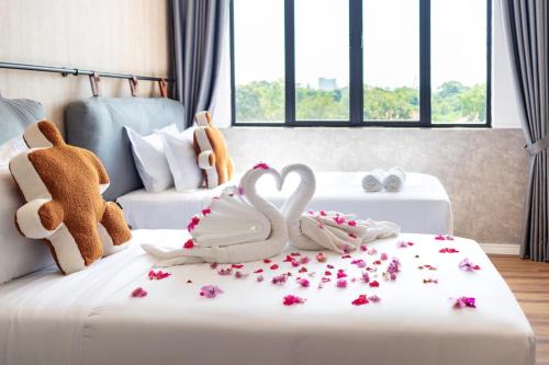 Bed, Bagan Suite ❈ Industrial Designer Hotel by INK ❈ in Butterworth