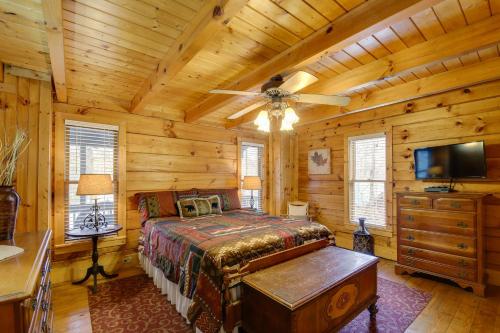 Smoky Mountain Cabin with View From Hot Tub and Deck! - image 11