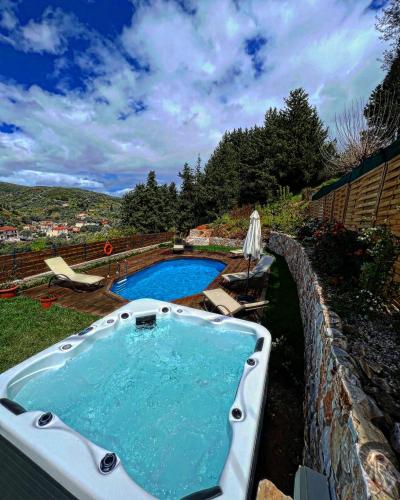 Ampelos Cretan Villa - Private Pool & Heated Ozone Jacuzzi