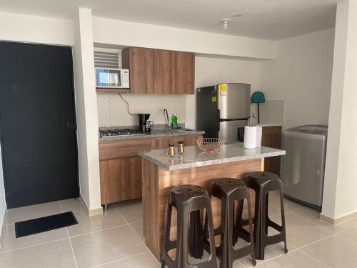 Apartamento amoblado en Armenia con parqueadero