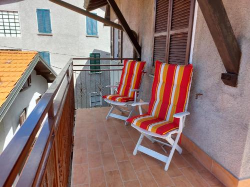Terrazzo/balcone, Casa Sassello - Appartamento Menta in Dumenza
