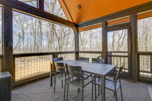 Screened Porch and On-Site Trails Glenville Cottage