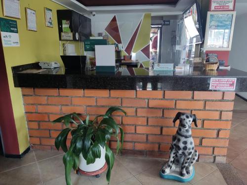 Lobby, Hotel Bolivariano in Ibague