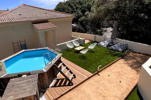 Villa entièrement rénovée avec piscine en plein coeur de Bastia - Corse - Location, gîte - Bastia