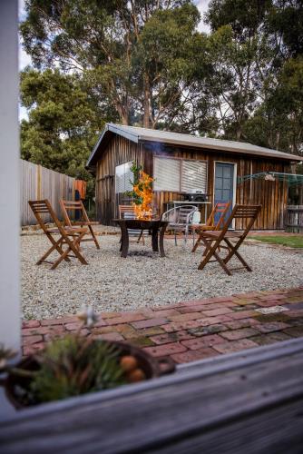 Iekārtas, Lawrence creek cottage Bruny Island in North Bruny