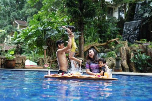 Swimming pool, Safari Resort near Gunung Gede National Park
