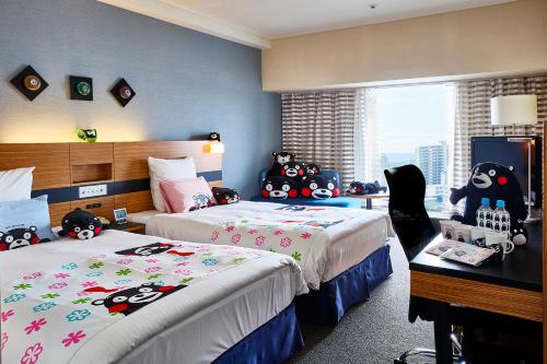 Twin Room with Kumamon Theme - Non-Smoking