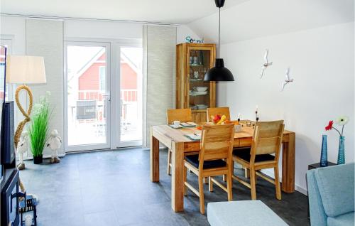 Beautiful apartment in Bsum with 2 Bedrooms, Sauna and WiFi