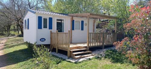 CAMPING LE BEL AIR- Mobil home le laurier - Camping - Limogne-en-Quercy