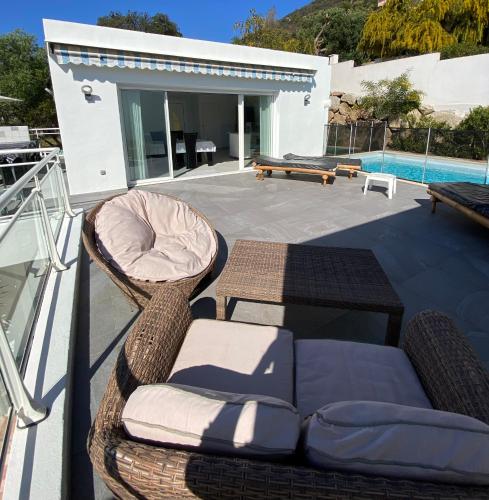 陽台/露台, Villa cote plage in 斯庫多