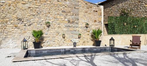 Le mazet Sainte-Jalle, piscine chauffée, jardin clos, barbecue en Baronnies Provençales - Sainte-Jalle