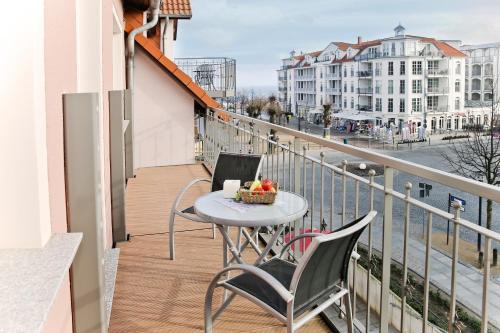 Balcony/terrace, Appartmenthaus Monika in Ostseebad Kuhlungsborn