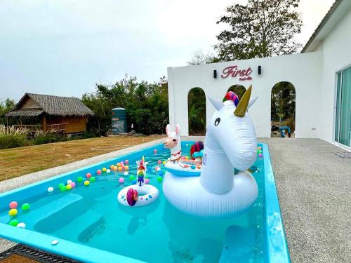 Garden, First pool villa พลูวิลล่าโคราช in Nakhonratchasima