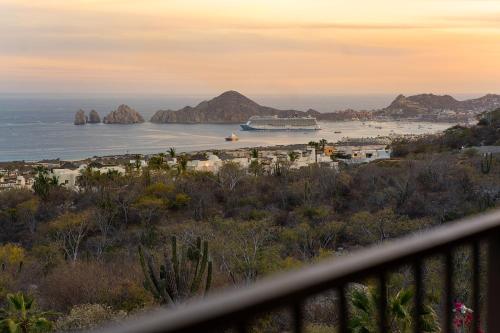 Arch and ocean view with private balcony