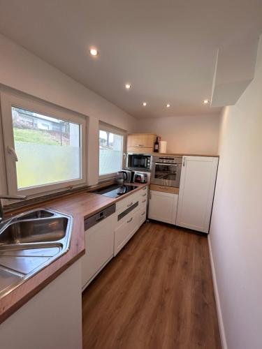 廚房, Ferienhaus 2-6 Pers Europa Feriendorf neu renoviert mit Sauna in 利希滕奧/威斯伐倫