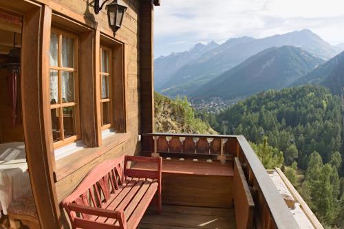 Балкон/тераса, Zermattmountainchalet Tambiel in Център на града