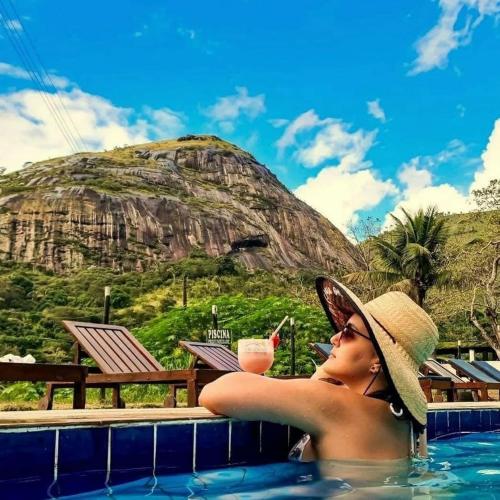 Swimming pool, Flat completo do Rodeadouro in Bonito (Pernambuco)