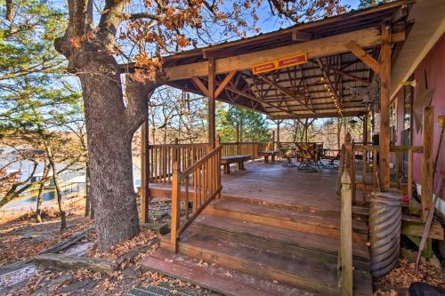 Waterfront House with Boat Slip on Lake Eufaula!