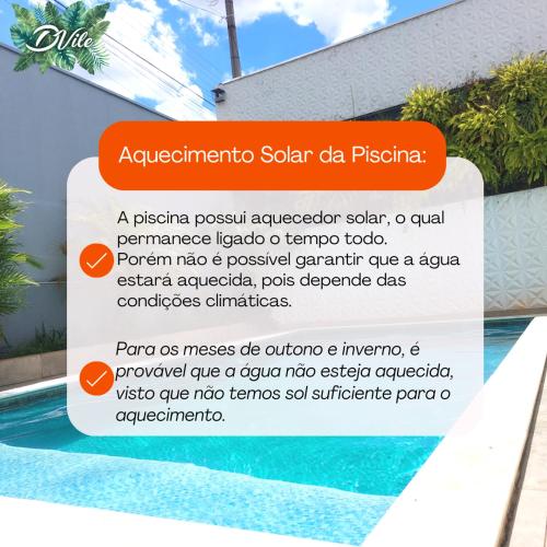 Bela Casa Piscina Aquecimento Solar em Americana-SP