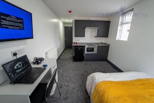 Stunning 1-Bed Studio in Birmingham, Birmingham (fotografie 8)