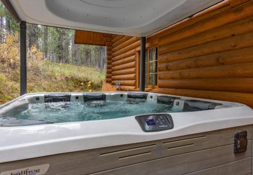 Henrys Cast by KABINO Hot Tub Large Driveway PS4 Dog Friendly Fire Pit Fireplace in Island Park, USA