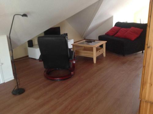 Ferienwohnung Studiowohnung, offener Wohn- und Schlafber