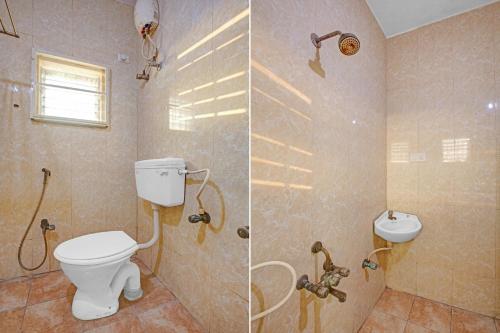 Bathroom, Super OYO Townhouse 834 Jp Paradise Near PVR Cinemas Skywalk in Koyambedu