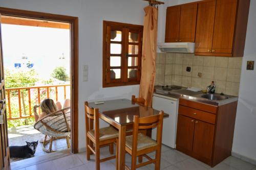 Georgia's studio in Gortina