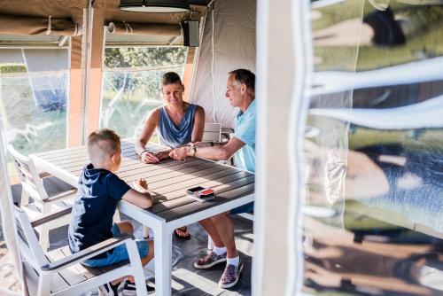 Europe tents camping Domaine des Messires in Herpelmont