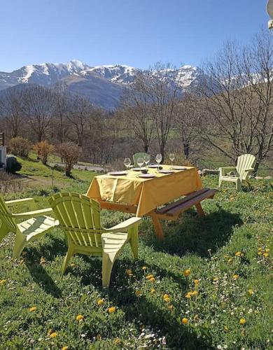 Maison de montagne au calme avec cheminée