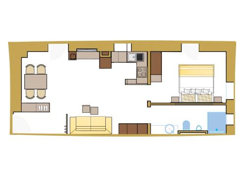 1 queen bed, 1 sofa bed