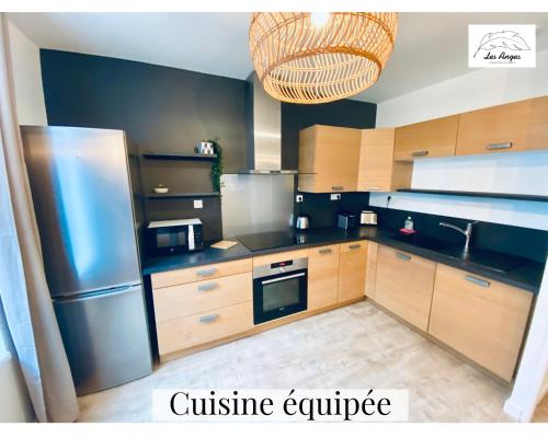 Cocina, Le 9 de Cœur - Hyper Centre Arras - 6 voyageurs- Spacieux 75m2 - 2Ch in City Center