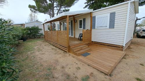 Mobile Home Climatisé 3 chambres à Narbonne Plage - Camping - Narbonne